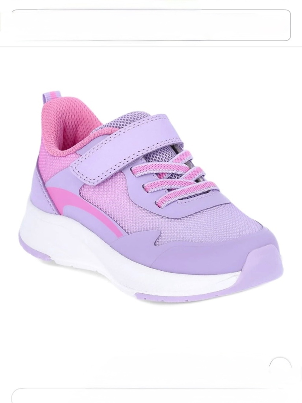 Athletic Works Toddler Girls Purple Mesh Jogger Sneakers Size 10 NWT